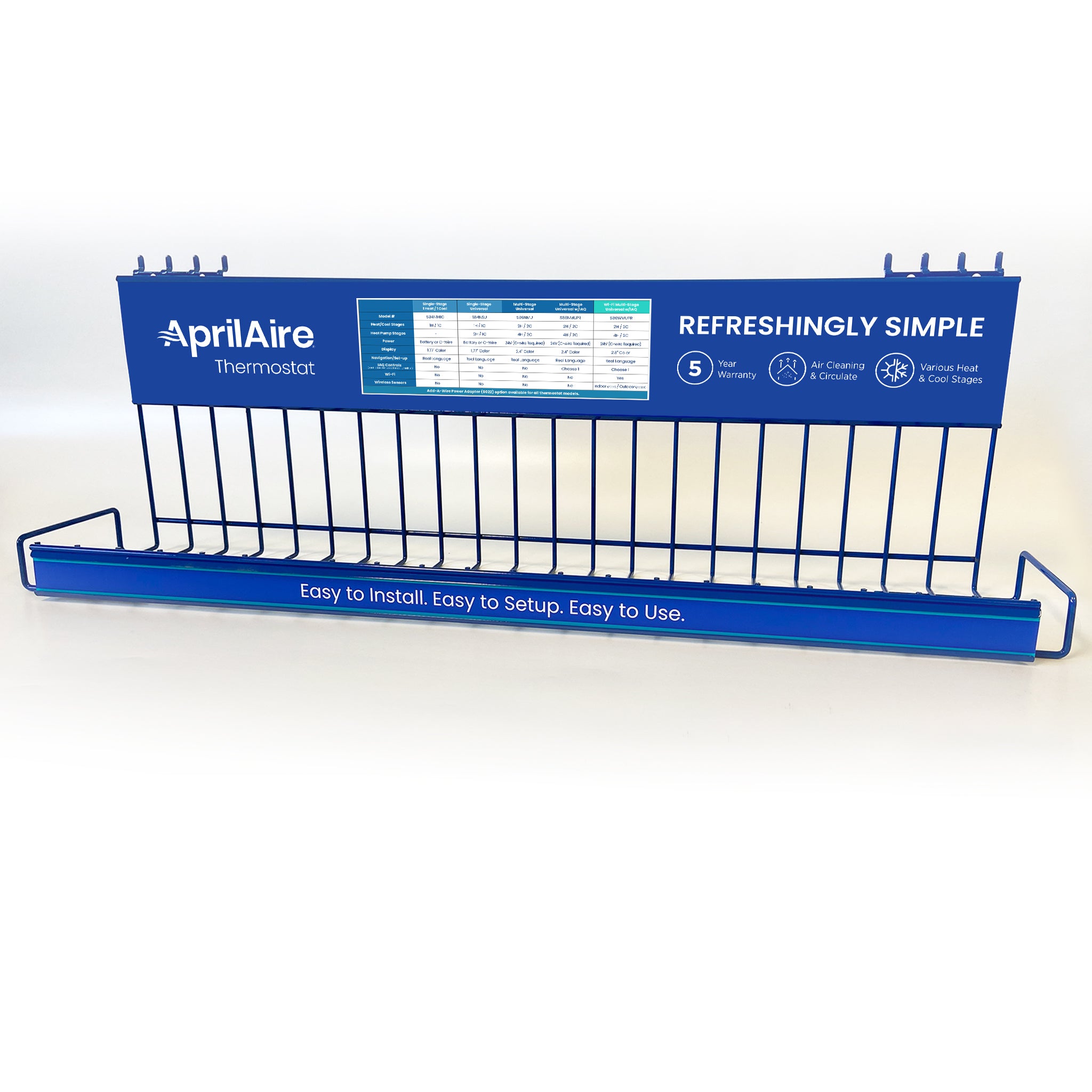 S Series 5 Model Wire Rack Display – AprilAire