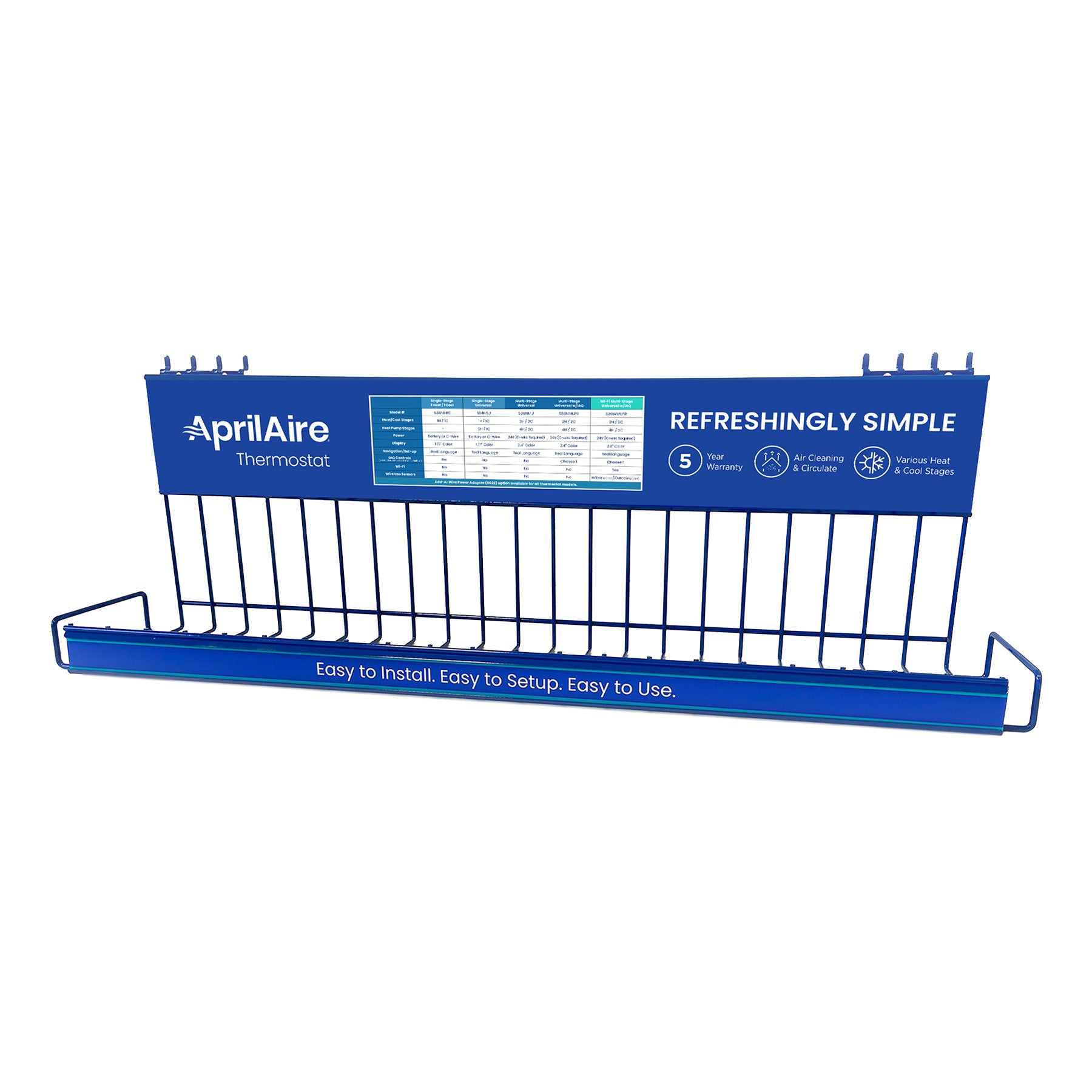S Series 5 Model Wire Rack Display – AprilAire